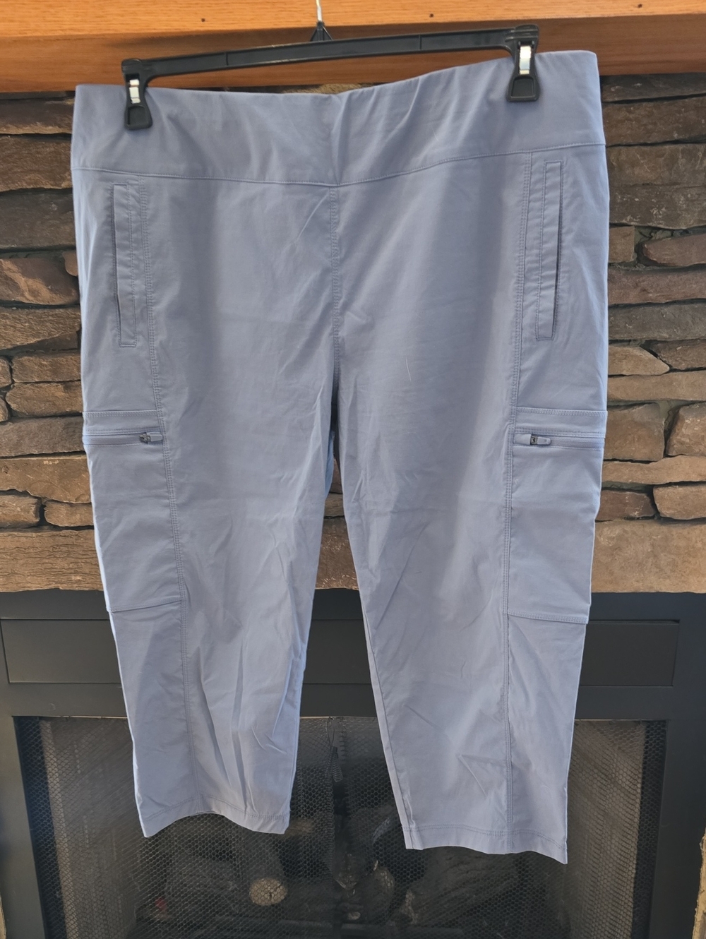 ZeroXposur Light Blue Cropped Utility Pants